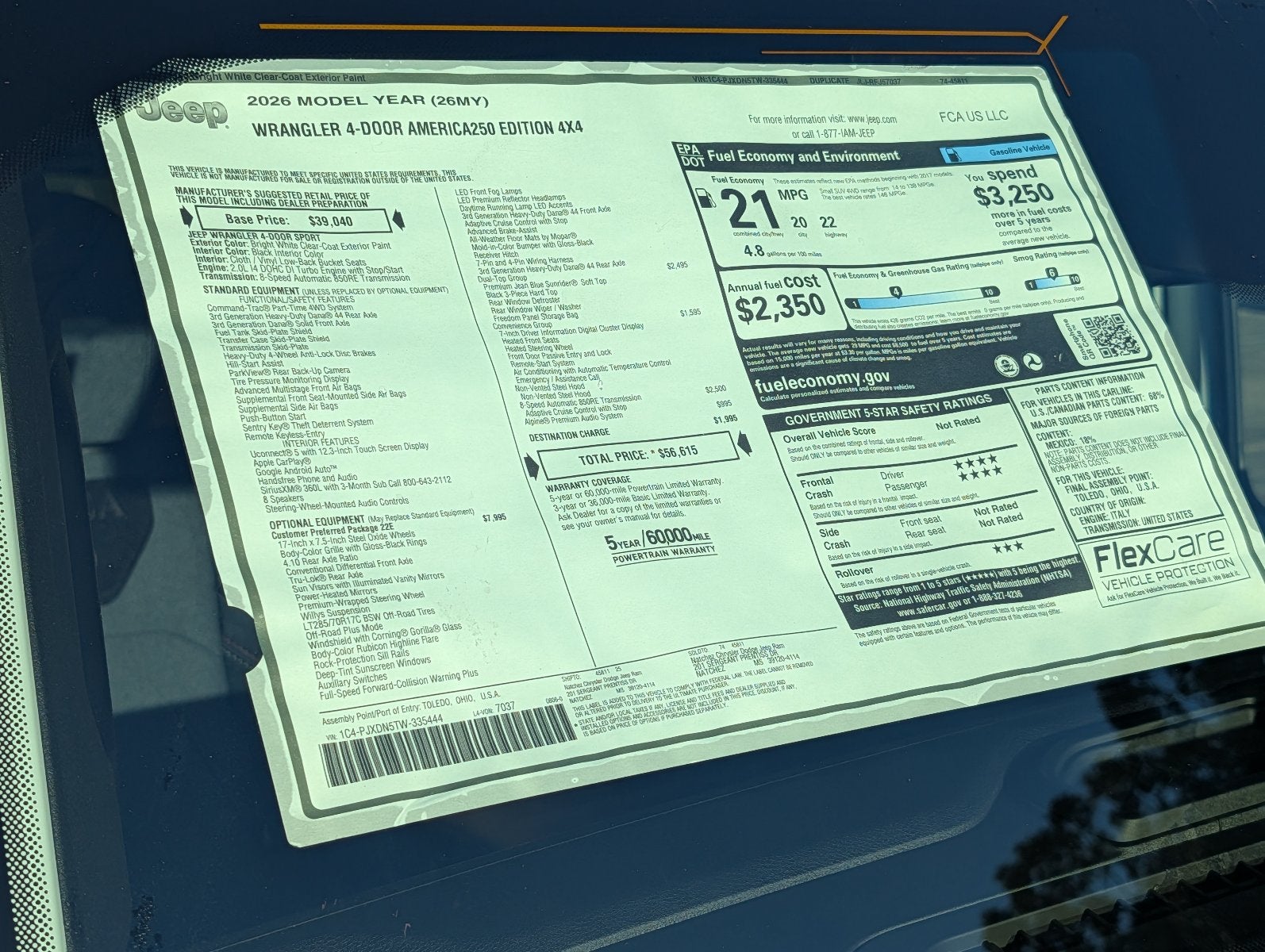 2026 Jeep Wrangler 4-Door Willys '41