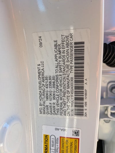 2025 Honda Accord SE
